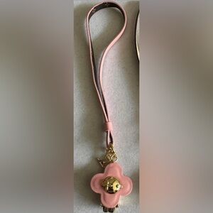 Pink and Gold Keychain Handbag Accessory